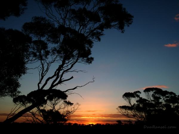 Sunset near Murray Sunset National Park, Victoria, Australia
