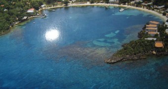 Kartu pos DuaRansel: Half Moon Bay, Roatan Island, Honduras