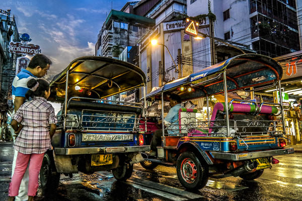 Tuktuk time! China Town Bangkok.